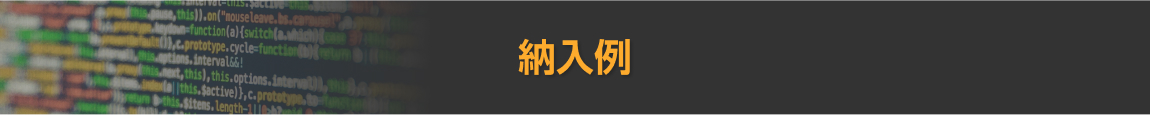 納入例